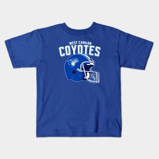 West Canaan Coyotes varsity blues Kids T-Shirt